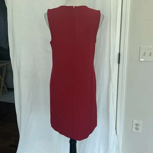 GAP Red V-Neck Dress: Size Small - Picture 5 of 10